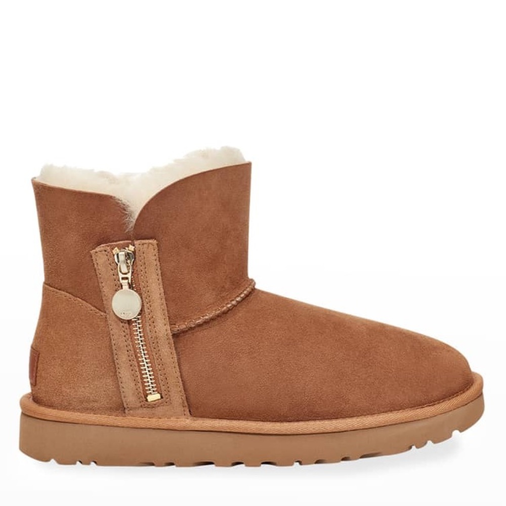 CLEARANCE!! NWT UGG Bailey Mini Zip Shearling Booties Sz8 & Sz9 - Picture 2 of 16